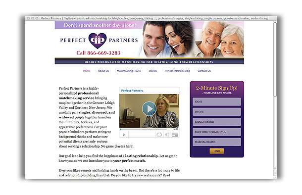 Perfect Partners - Website